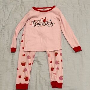 Happy Birthday Pink Pajama Set